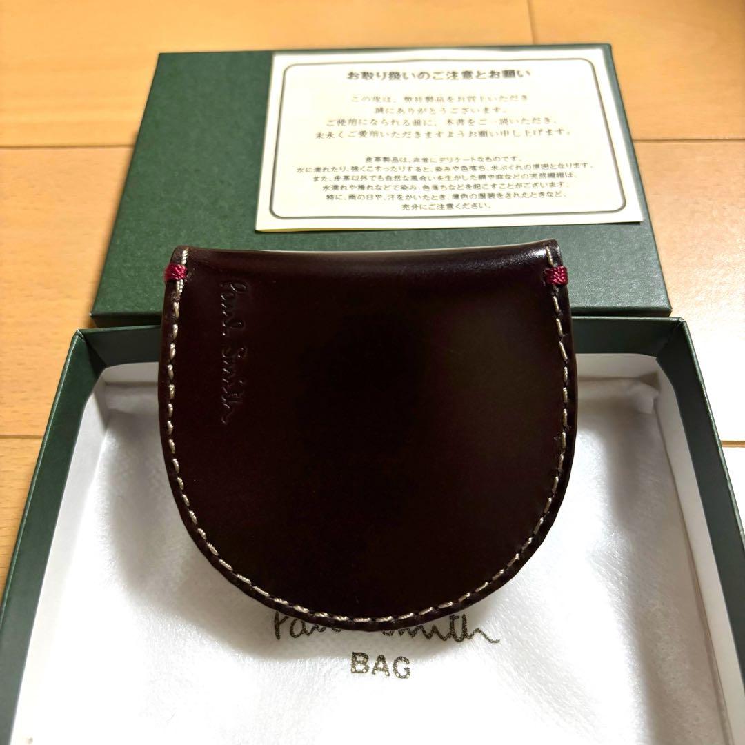 Paul Smith コードバン　馬蹄型　ケース　ダークブラウン　新品 imgrc0160204685.jpg