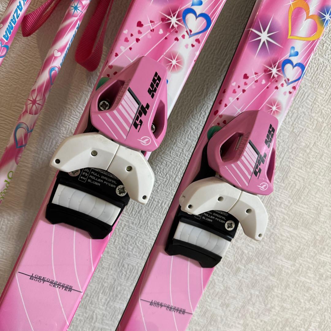 美品】子供用スキー板・ストック・ブーツ3点セット スポーツデポ