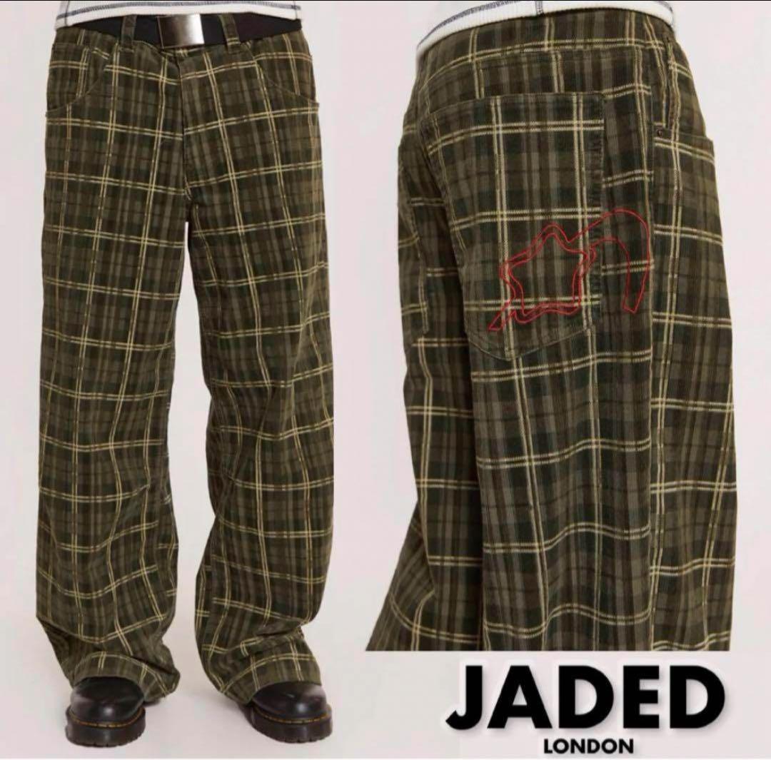 完売品 jaded london デニム チェックパンツ かつき君着用 28 - メルカリ