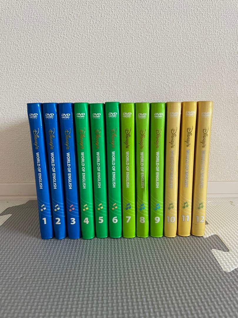 DWE ディズニー英語システム シングアロング DVD 12巻セット DWE☆シングアロング DVD 全12巻 ディズニー 英語システム - キッズ