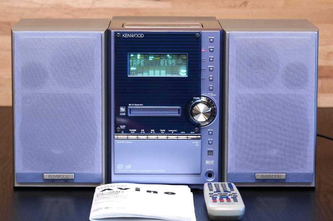 KENWOOD SL3MD CD/MD/TUNER/TAPE コンポ 完動品 - メルカリ