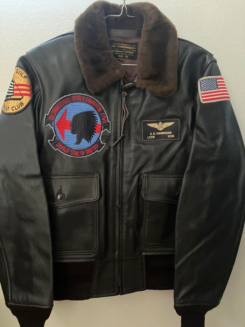 バズリクソンズ G-1 フライトジャケット カスタム ミリタリー usnavy バズリクソンズ G-1 フライトジャケット カスタム ミリタリー usnavy