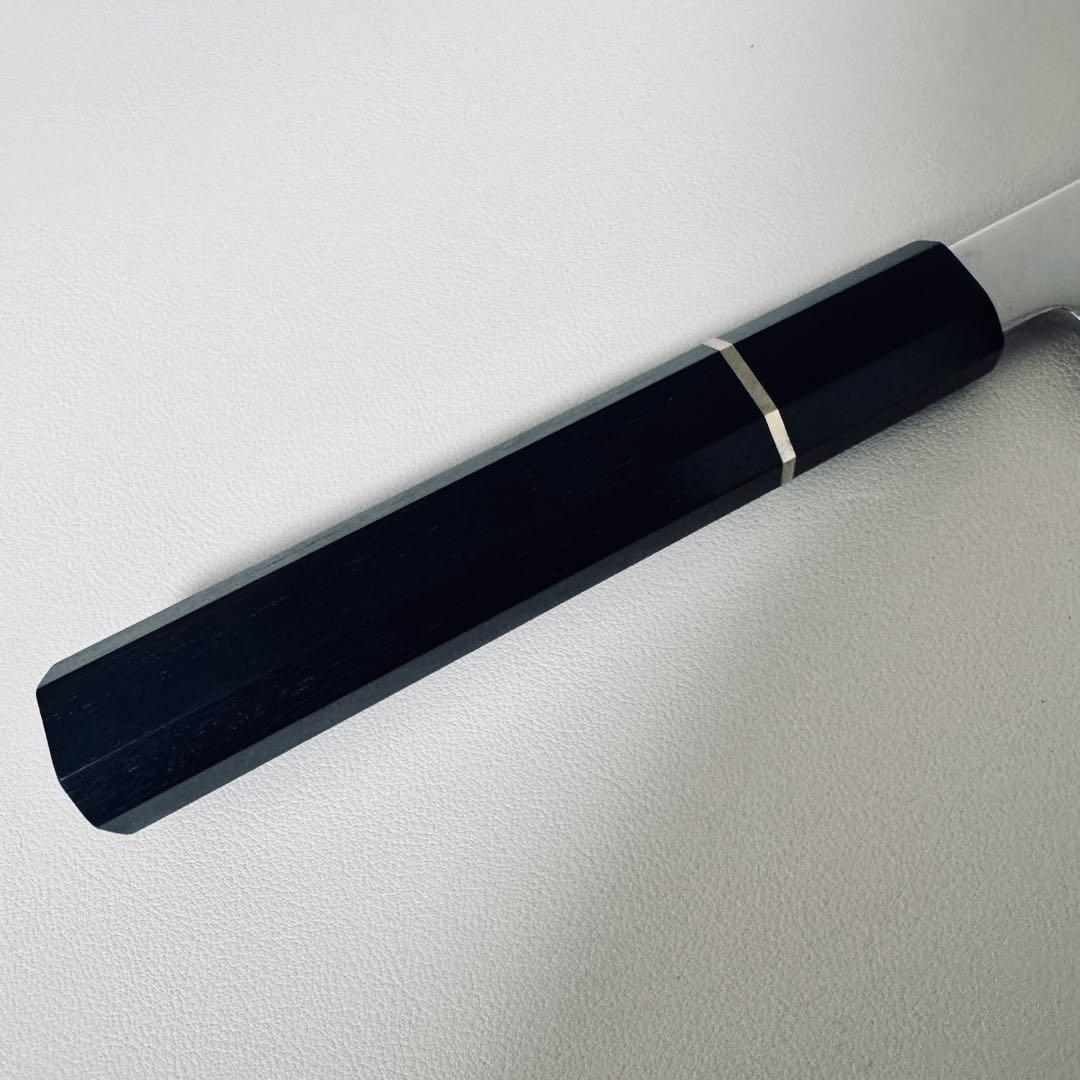 270mm 切付柳刃包丁 本牛角黒檀八角柄 刺身包丁 全鋼 和包丁 - メルカリ