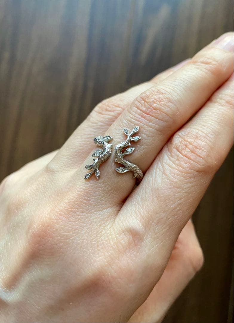 cathy waterman プラチナダイヤリング