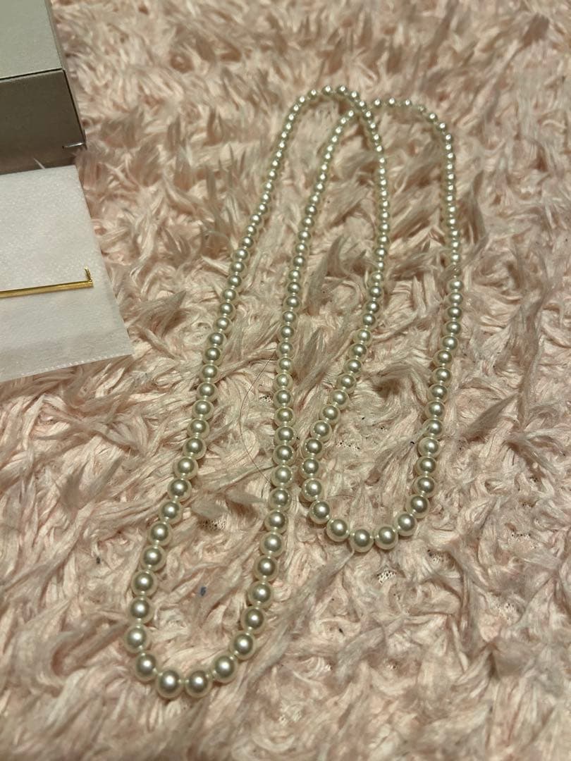 週末お値下げ tomorrowland パールネックレスjanuka - メルカリ