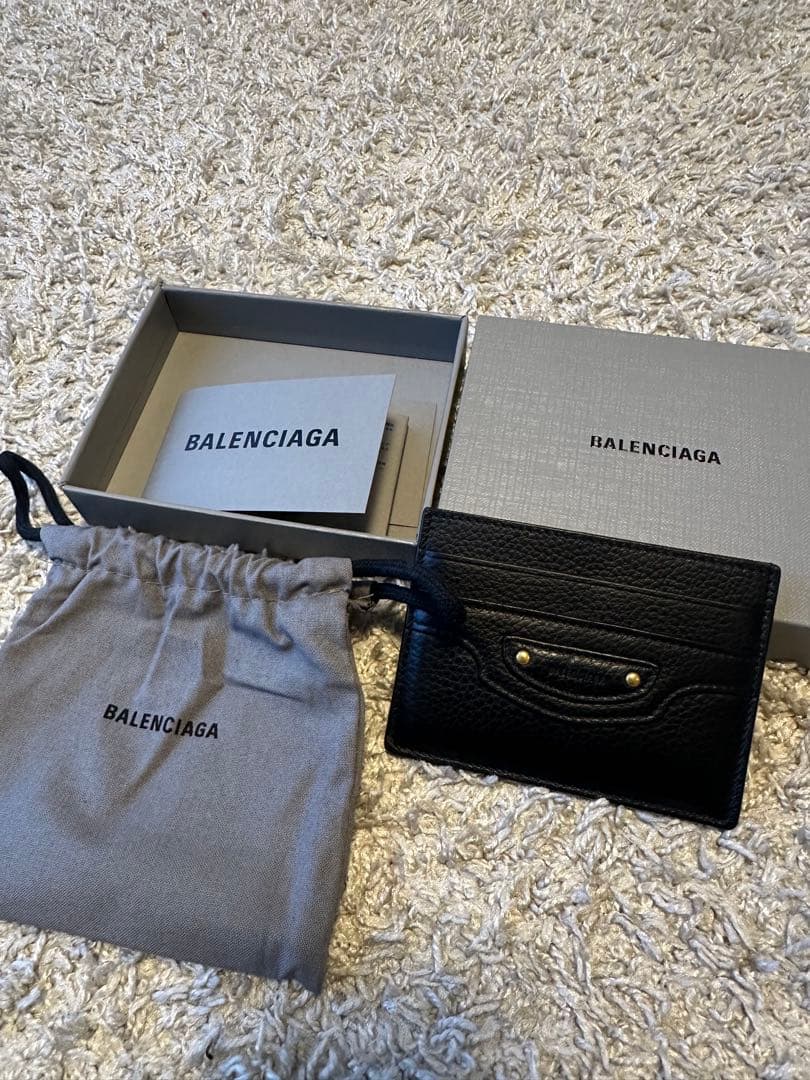 バレンシアガ　カードケース　新品未使用 BALENCIAGA（バレンシアガ） 並行輸入 カードケース シグネチャー