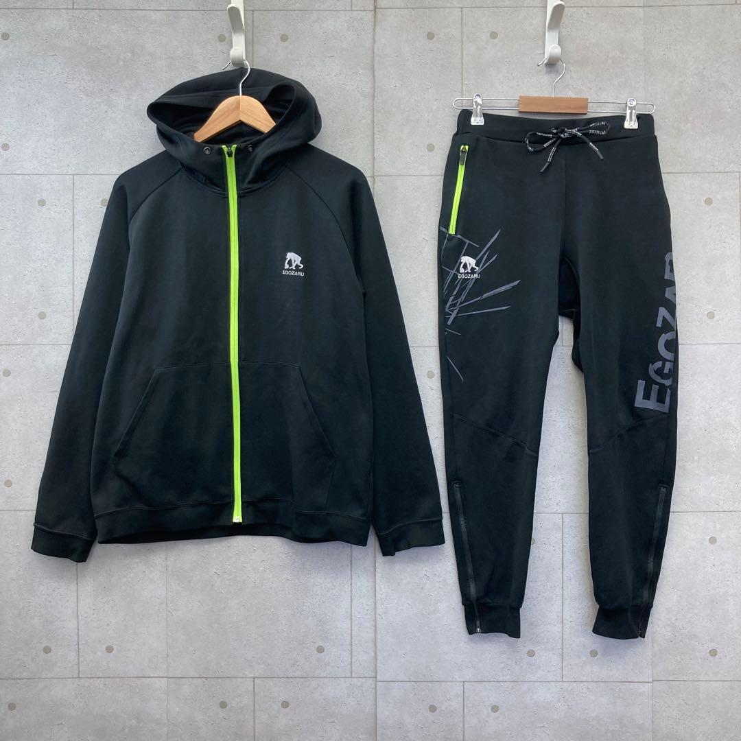 EGOZARU エゴザル ジャージ上下セット 上下サイズ違い 黒 - メルカリ