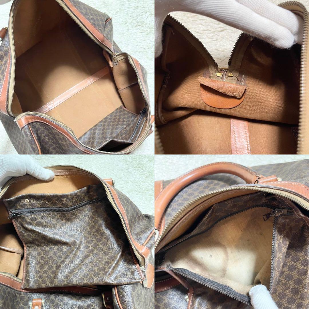 コレクション 【特大容量】セリーヌ ボストンバッグ マカダム レザー