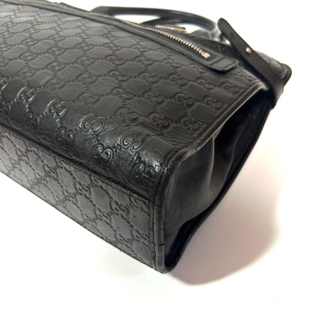 希少✨グッチ ビジネスバッグ GGシマ ブリーフケース シェリー 246410