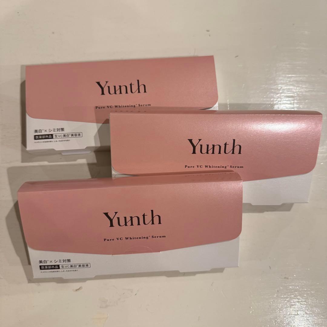 ユンス　未使用　3個セット Yunth（ユンス） [3個セット]Yunth 生VC美容液 1mL×2 導入美容液 お