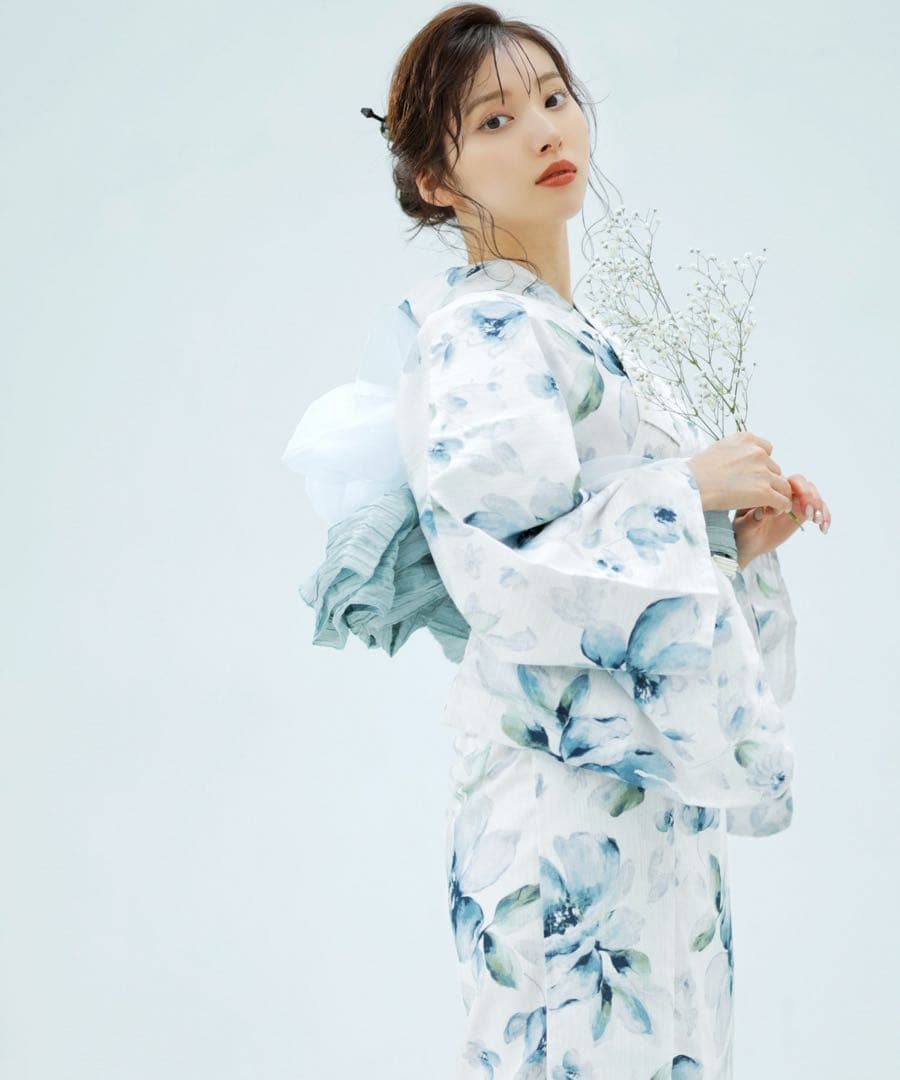 DITA 《涼風の燦々しらべ》 1人で着られる浴衣5点セット