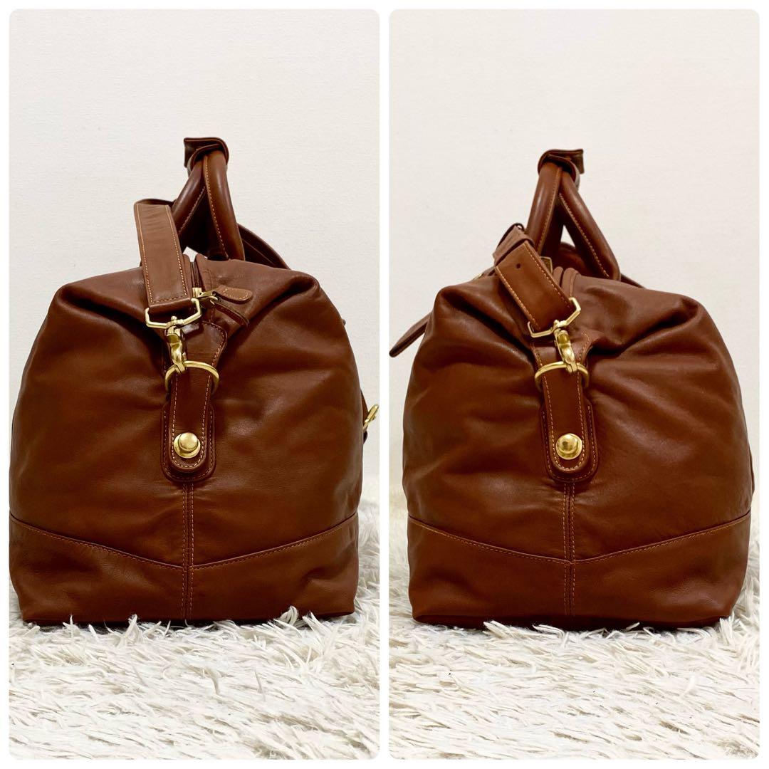 美品】オールドコーチ ボストンバッグ 2way レザー 大容量 0502 - メルカリ