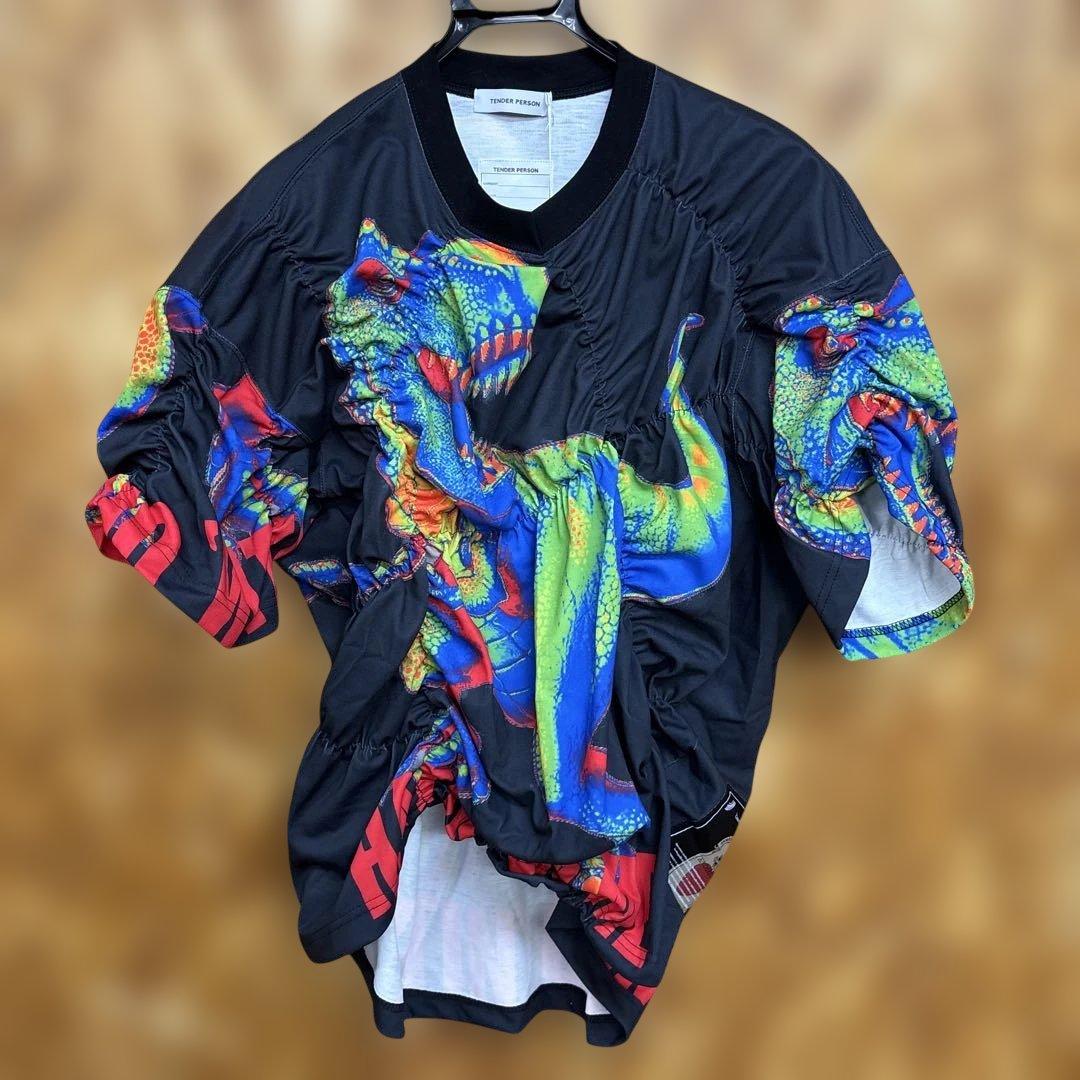 まとめ済み【値下げ】テンダーパーソン TOYS GATHER TEE サイズ4 TENDER PERSON（テンダーパーソン） tシャツ CUTTING TEE Tシャツ