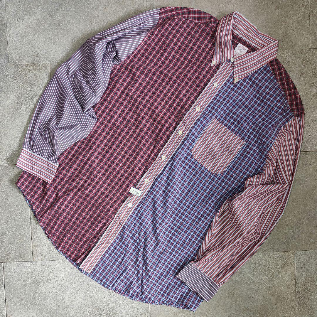【BrooksBrothers】未使用品 B.D切替デザインシャツ 中古・古着通販】BROOKS BROTHERS (ブルックスブラザーズ) ストライプ