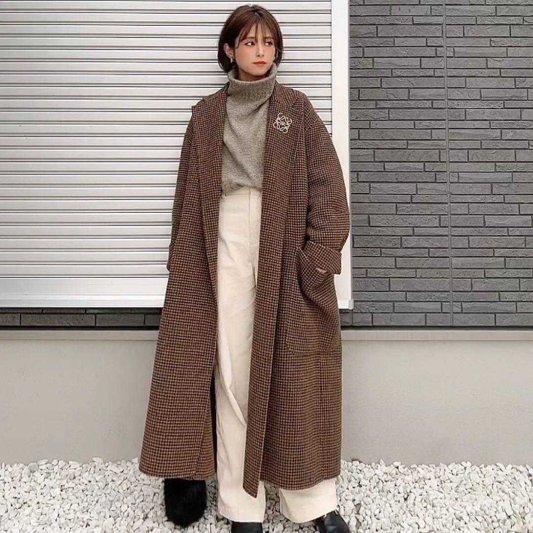 TODAYFUL トゥデイフルオーバーチェックコート 38 - メルカリ