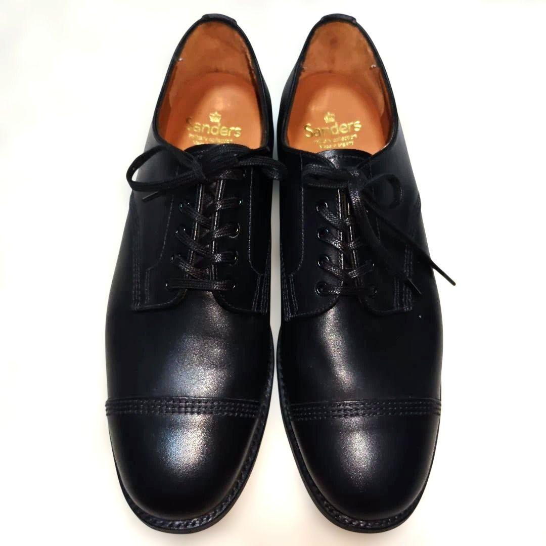 Sanders ミリタリーダービー GB8 ブラック カーフ - メルカリ