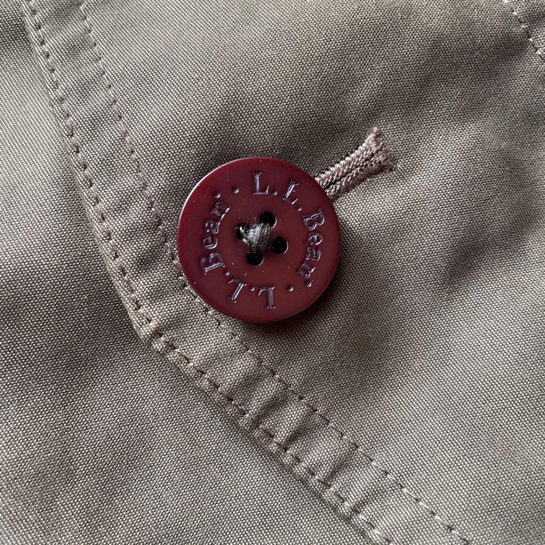 L.L.Bean スウィングトップ 襟レザー M カーキ