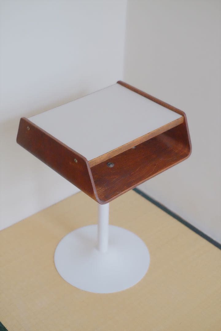 ビンテージ　サイドテーブル　天童木工　ミッドセンチュリー　電話台　ナイトボード ビンテージ サイドテーブル 天童木工 ミッドセンチュリー 電話台