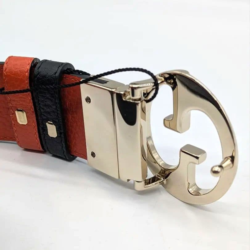 GUCCI グッチ リバーシブルベルト インターロッキングG 450000