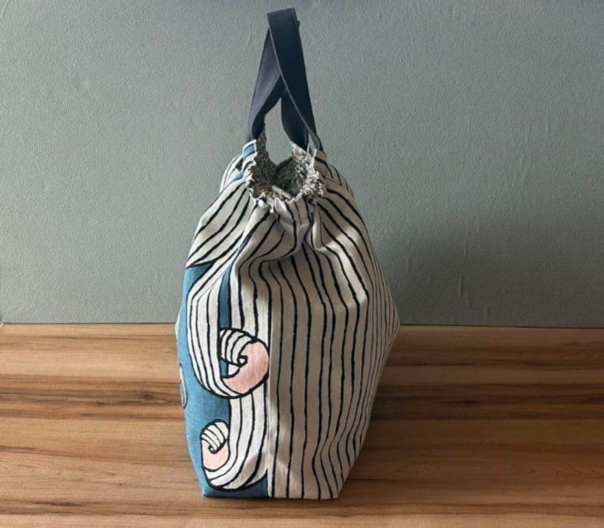 はなこ様専用】ミナペルホネンハンドメイドシャーリングバッグ