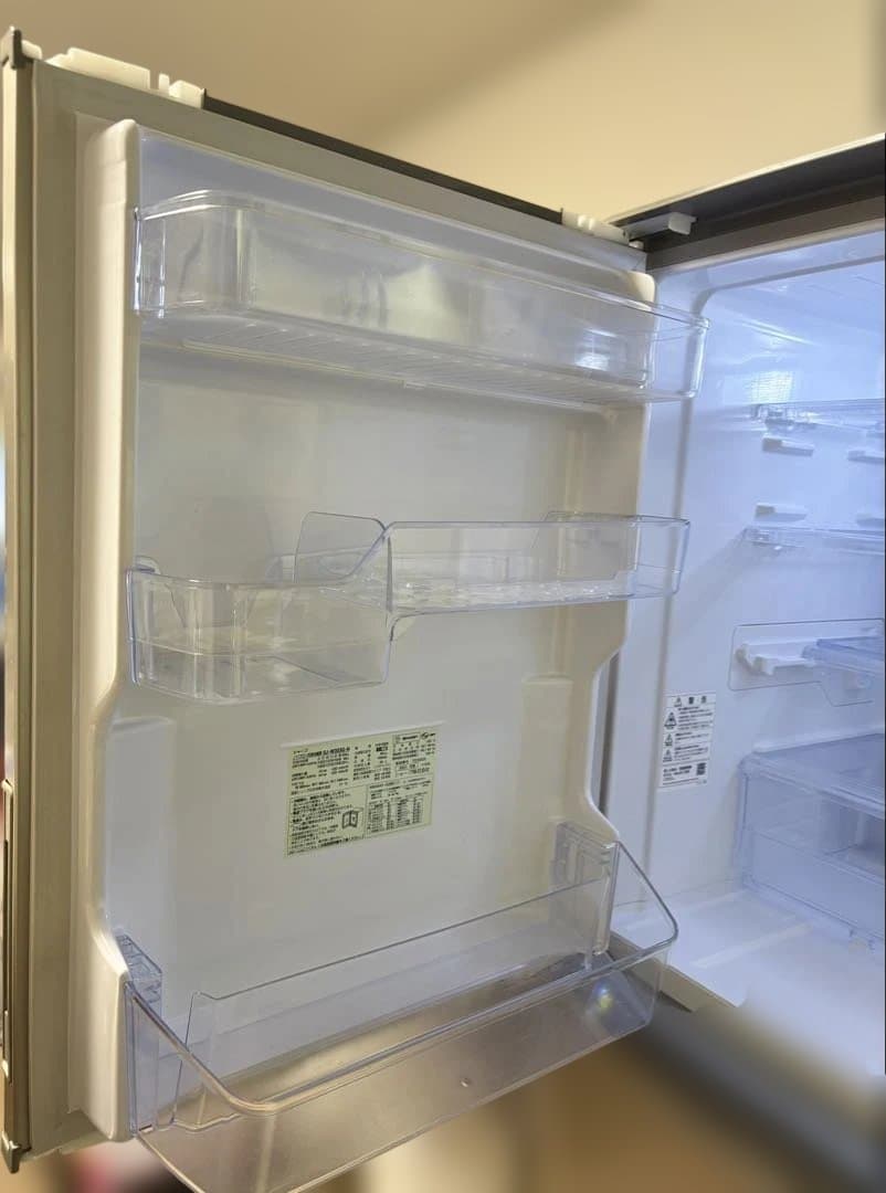 シャープ 3ドア冷蔵庫 350L ゴールド 2021年製 - メルカリ