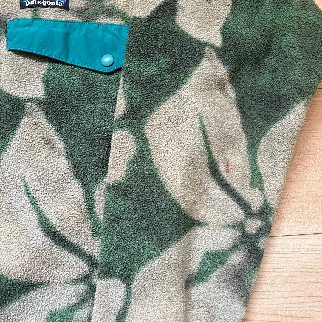 パタゴニア シンチラ フリース プルオーバー ハイビスカス スナップT