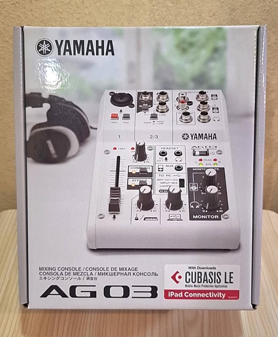 未開封新品 送料込み YAMAHA AG 03 ミキシングコンソール① ミキサー | ミキシングコンソール AG03MK2 W | ヤマハの楽譜通販サイト