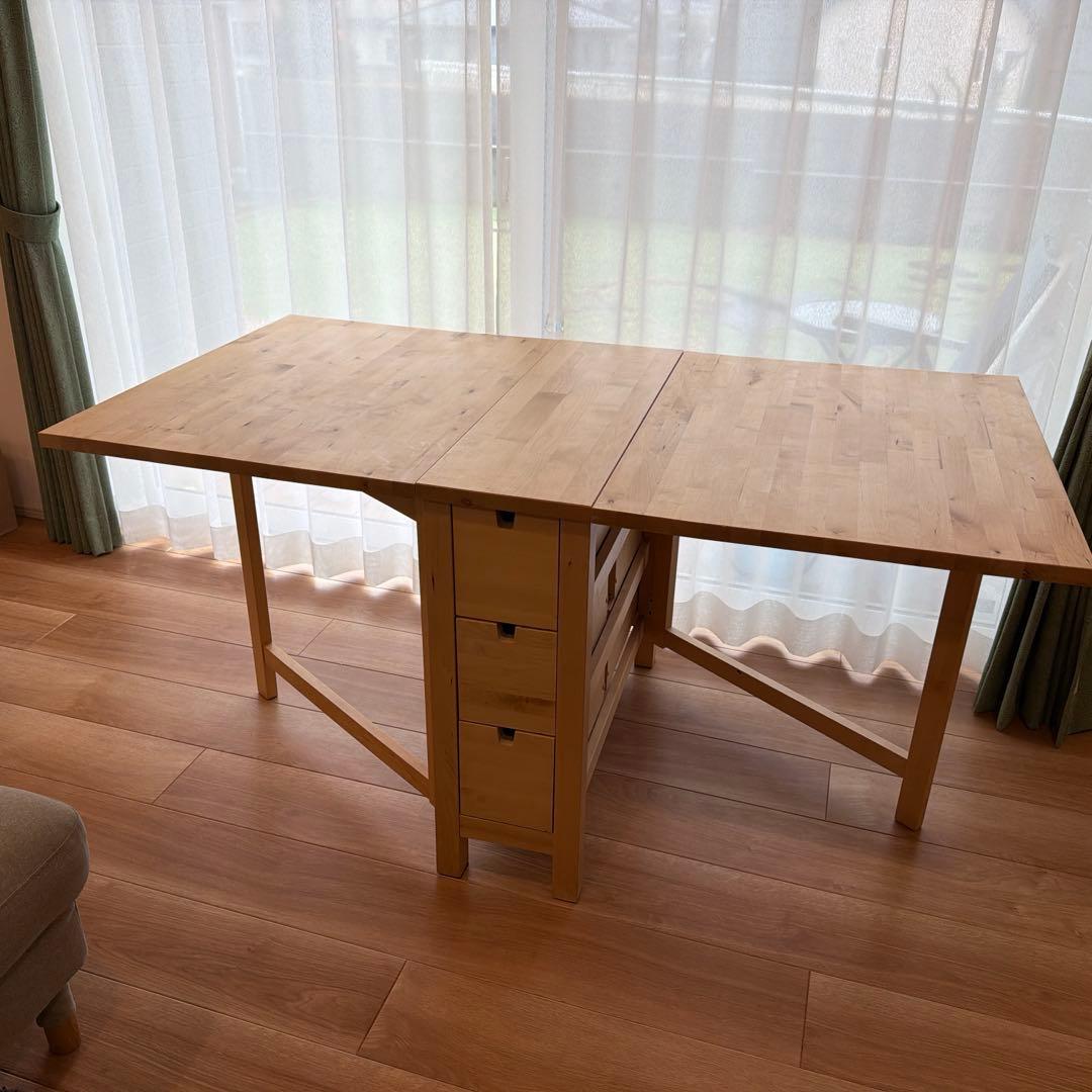 イケア NORDEN ノールデン 折りたたみテーブル - メルカリ