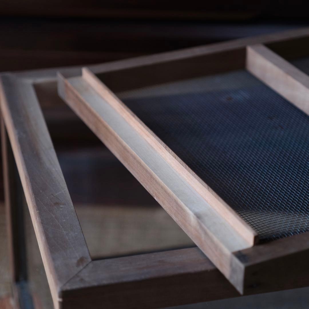 古道具 木製 木枠 ガラスケース 飼育ケース ケージ 小動物 爬虫類 昆虫