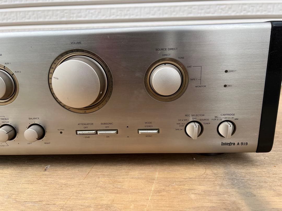 O-171】ONKYO オンキヨー アンプ INTEGRA A 919 - メルカリ