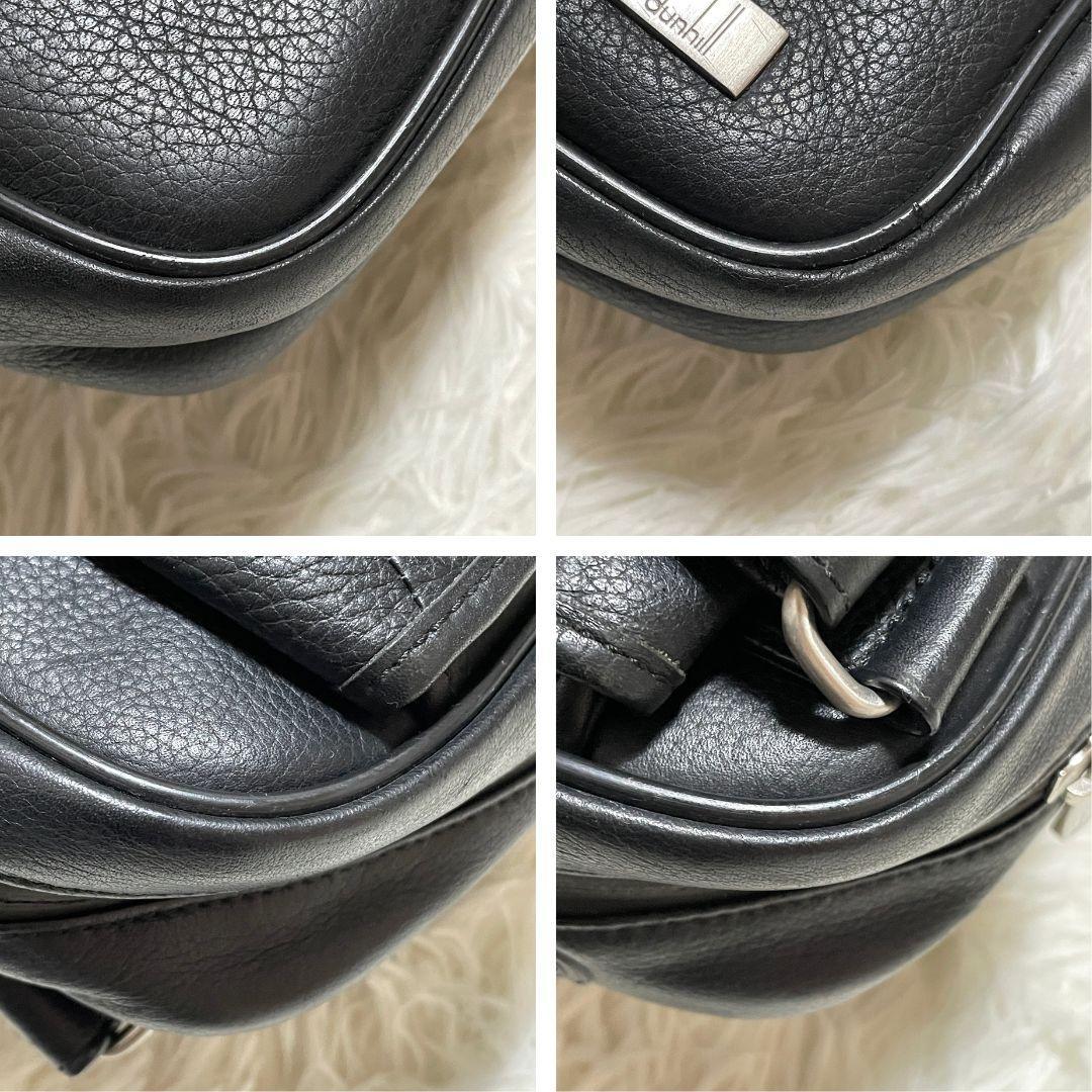 ダンヒル 2way アボリティーズ シボ革 オールレザー ビジネスバッグ A4可