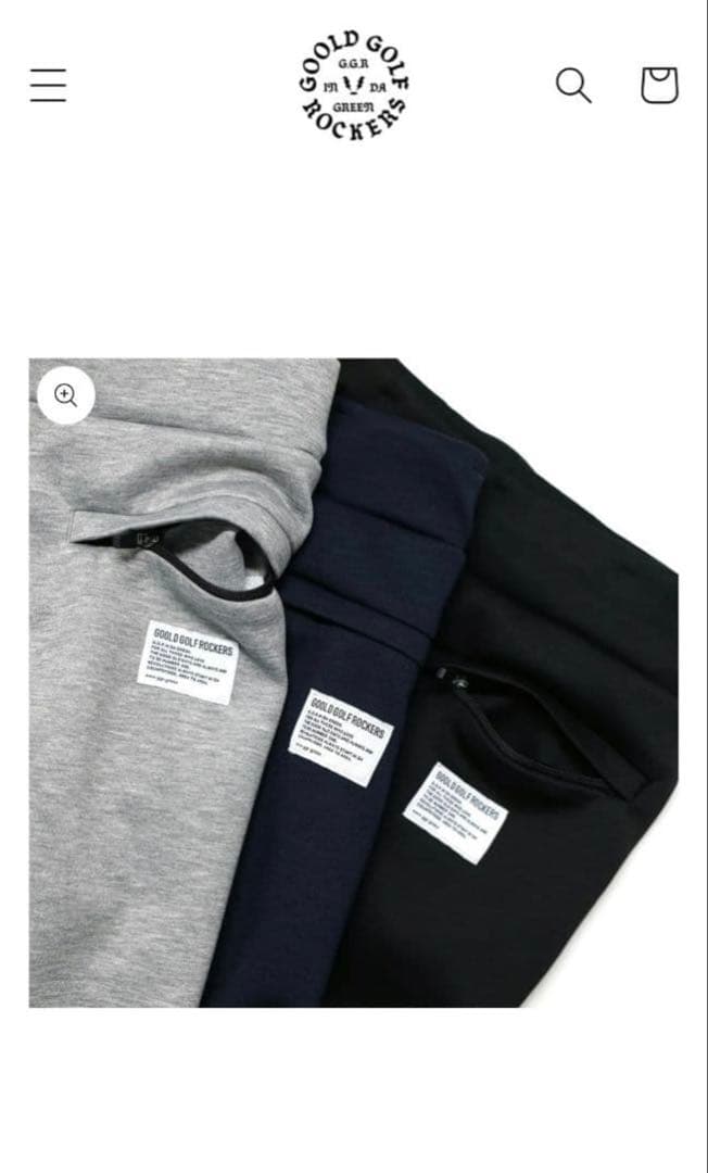 ゴールドゴルフロッカーズ セットアップグレーGOOLDGOLFROCKERS L