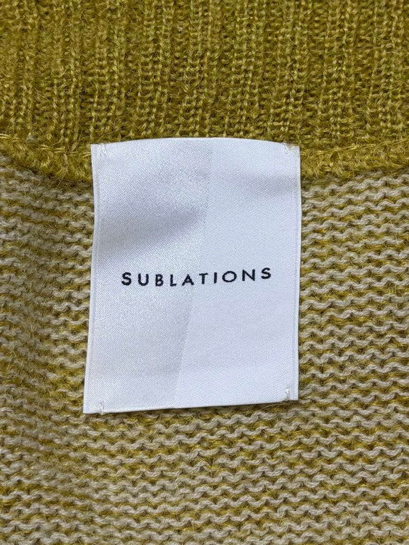 定価60500円SUBLATIONS モヘアカーディガン野村訓市サブレーションズ