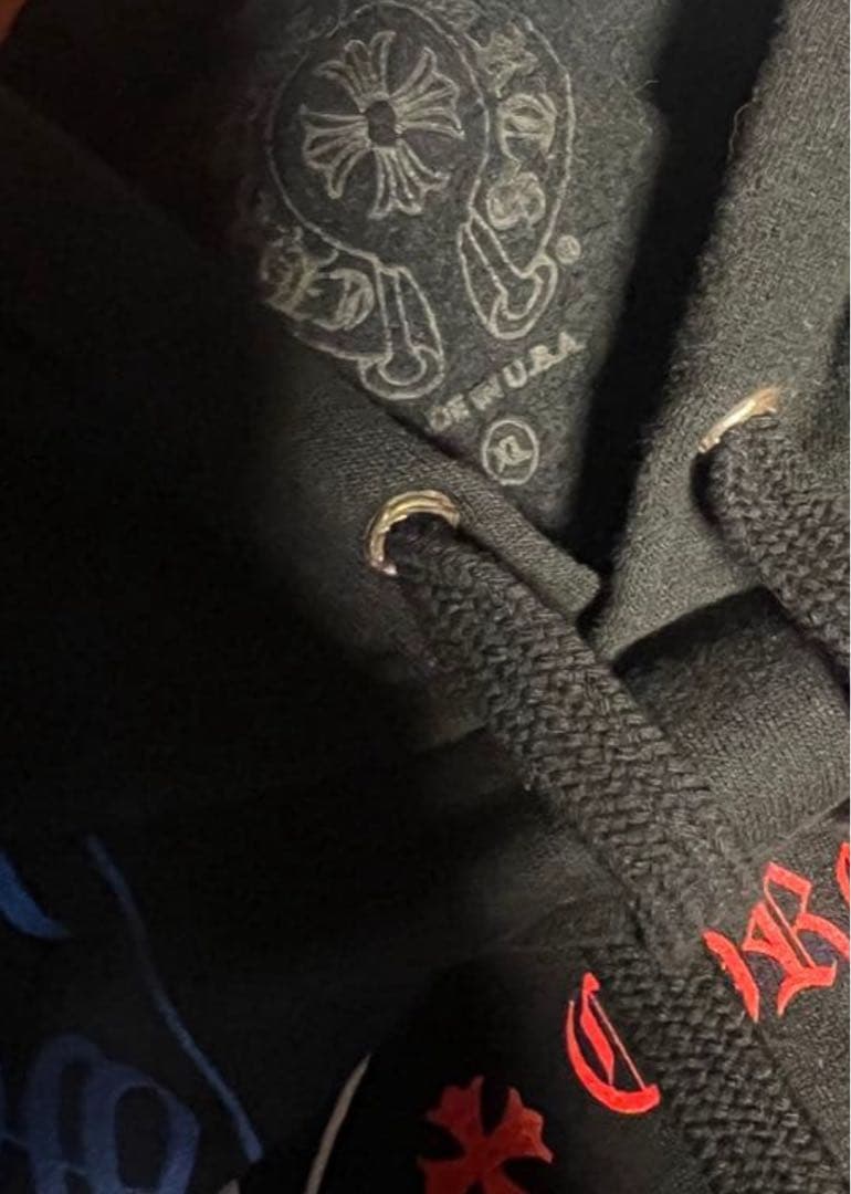 本日特別値下げ クロムハーツ 安心のジャパンタグ stencil パーカー XL