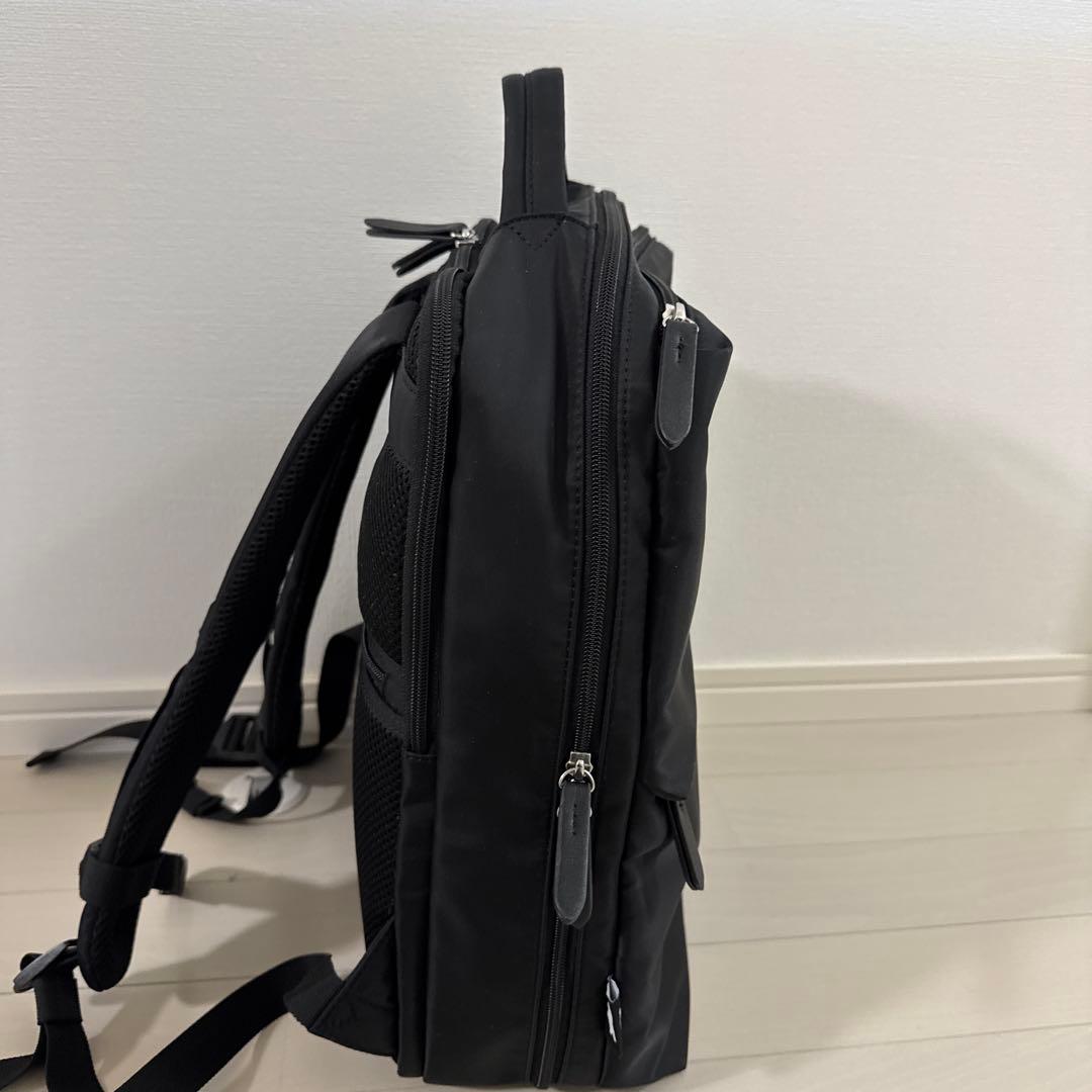 美品 KABAG 時短リュック カバッグ リュック 多機能 ブラック 黒