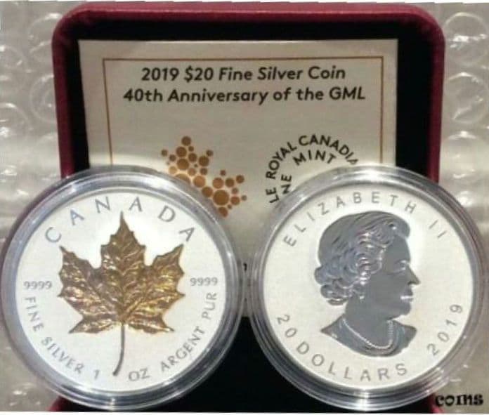 タ*2様 ☆2019年カナダ▫ GML40周年記念限定ゴールドメイプルリーフ20