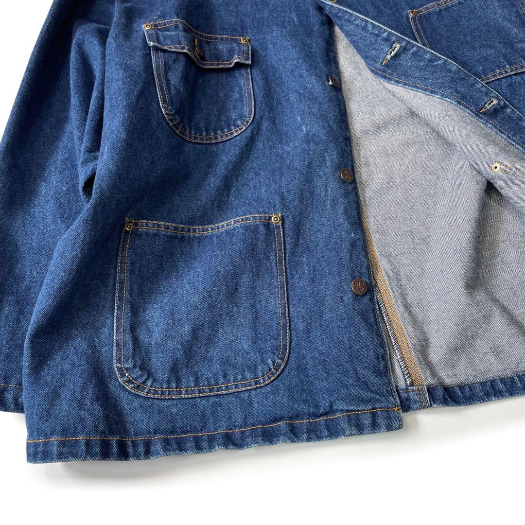 80's 90's BIGMAC デニムカバーオール コーデュロイ ライナー無し