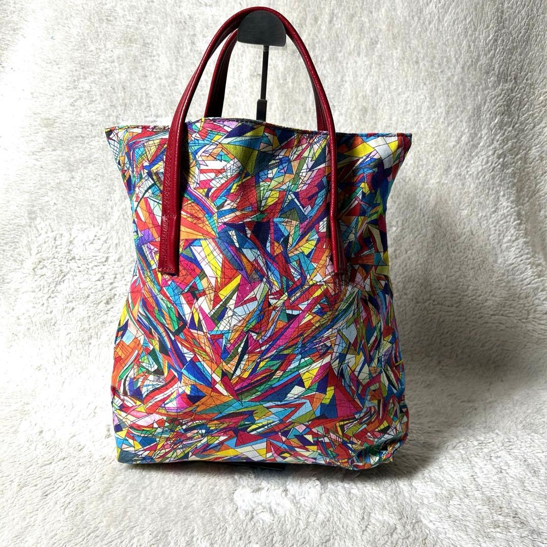 極美品 ラシット HERALBONY コラボリバーシブルトートバッグ おりがみ