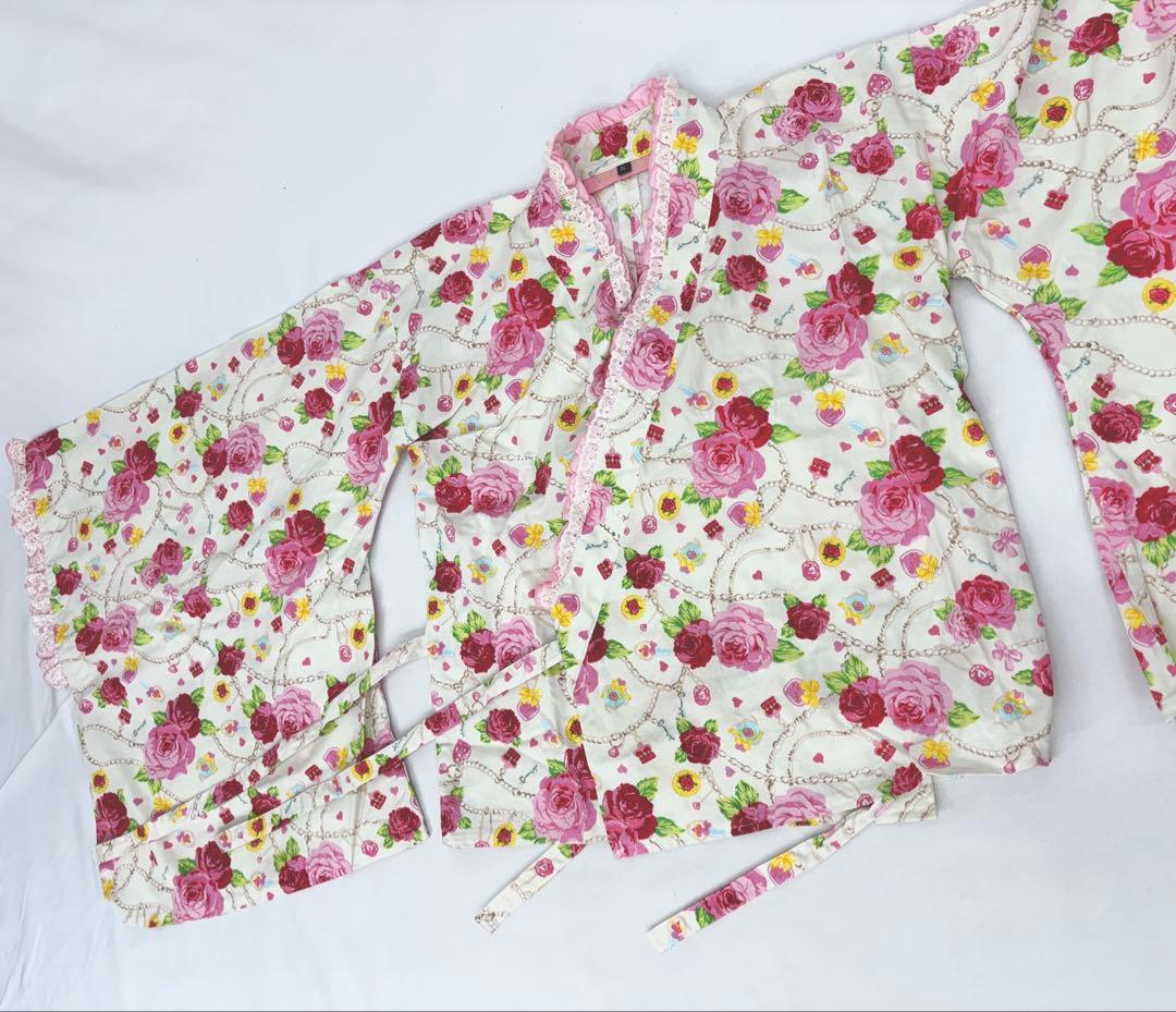 BODYLINE ロリータ 浴衣ドレス　オフホワイト《き675》#江戸小もーん