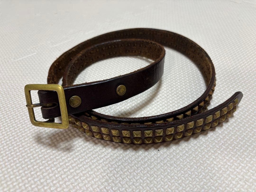 HTC 2連 スタッズナローベルト 34インチ ブラウン×ゴールド 楽天市場】HTC エイチ ティー シー htc ナローベルト 星 スタッズ