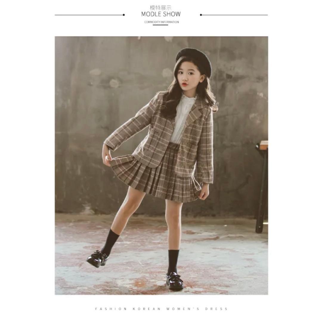 150 フォーマルスーツ セットアップ ジャケット スカート 2点セット