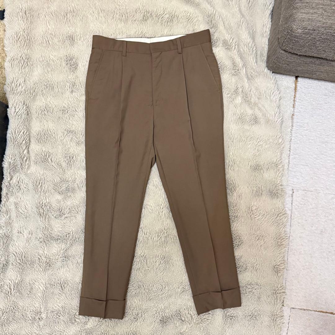 ワコマリア　ゼニア　スラックス　パンツ　ブラウン　Mサイズ　wackomaria ワコマリア ゼニア スラックス パンツ ブラウン Mサイズ wackomaria