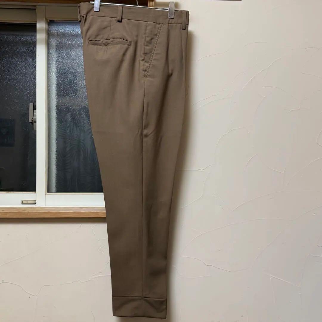 ワコマリア ゼニア スラックス パンツ ブラウン Mサイズ wackomaria