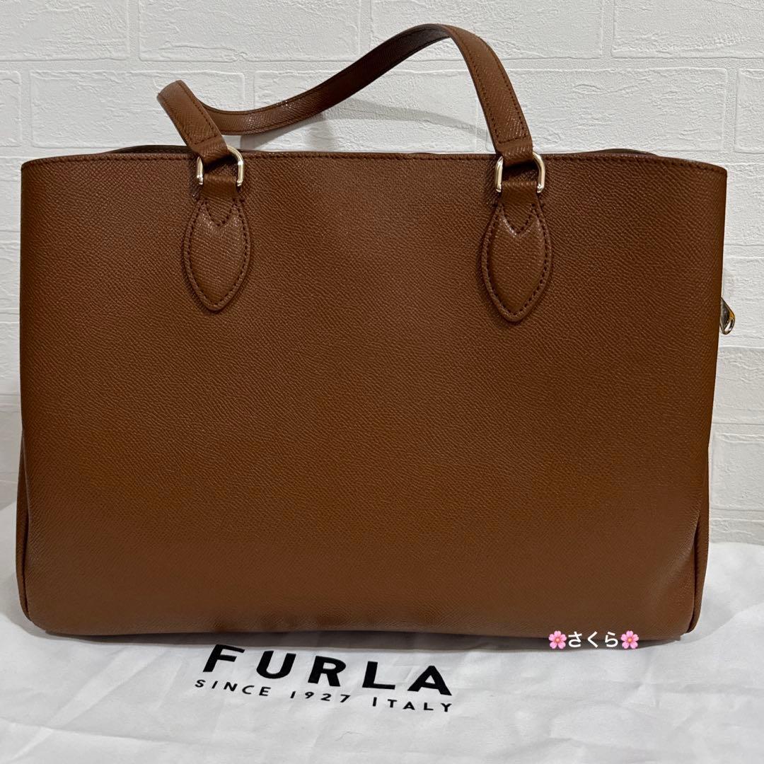 ✨未使用級✨フルラ ミネルヴァ L トートバッグ ビジネスバッグ - メルカリ