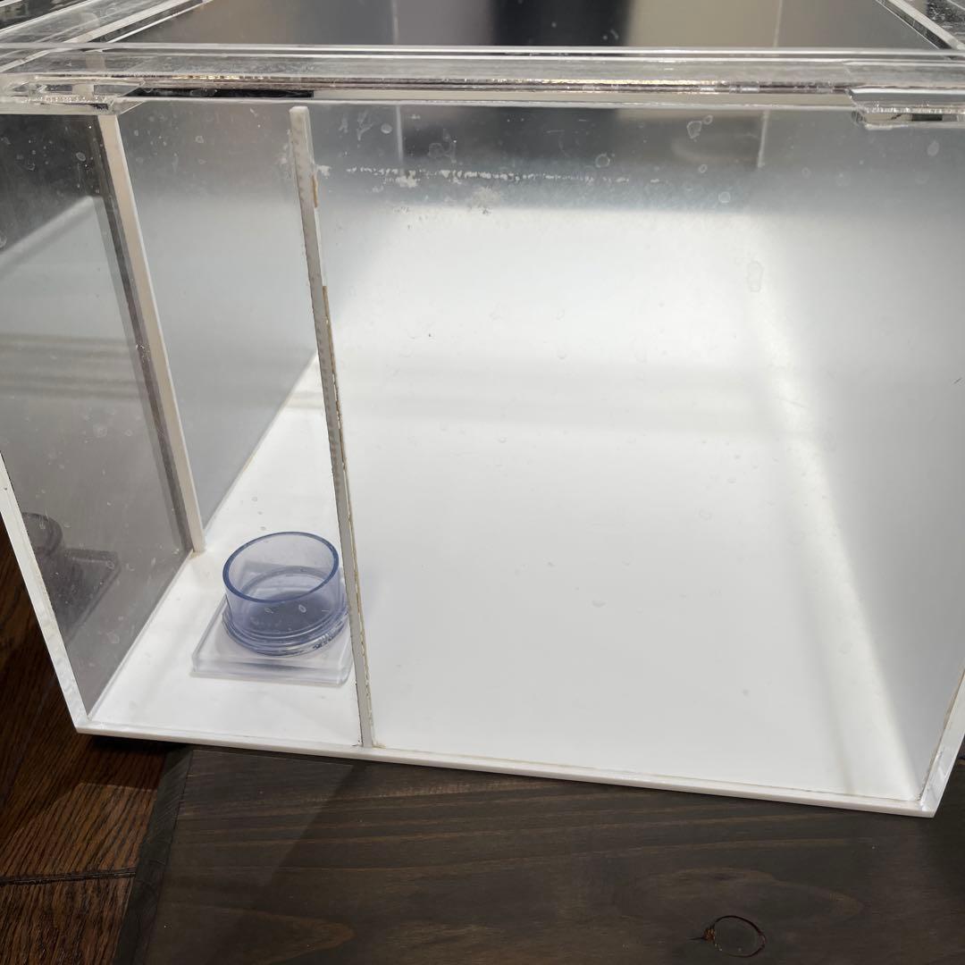 オーバーフロー水槽 アクリル製 透明 リフジュウム水槽セット - メルカリ