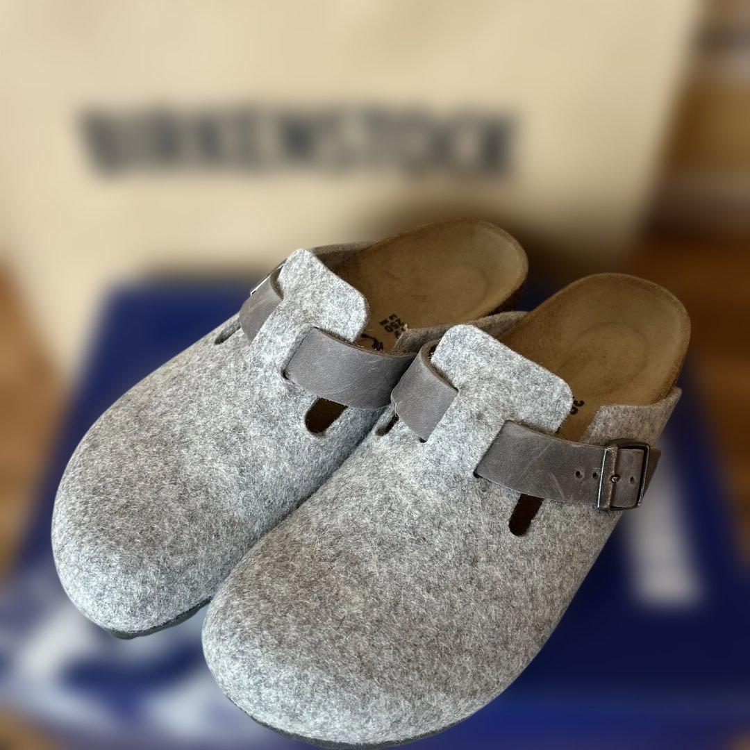新品　BIRKENSTOCK ボストン フェルトクロッグ 39 Boston / ボストン」（フェルト、アンスラサイト）| BIRKENSTOCK（日本）
