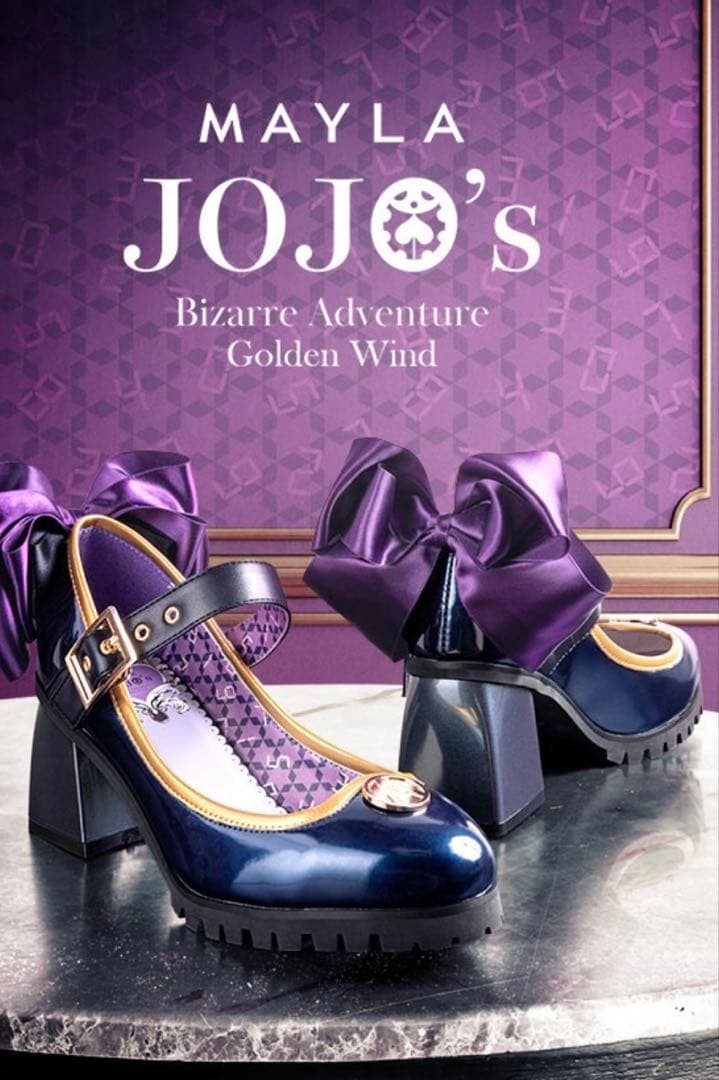 ジョジョの奇妙な冒険 黄金の風 アイコニック シューズ パンプス　アバッキオ ジョジョの奇妙な冒険 黄金の風 アイコニック シューズ オブジェ