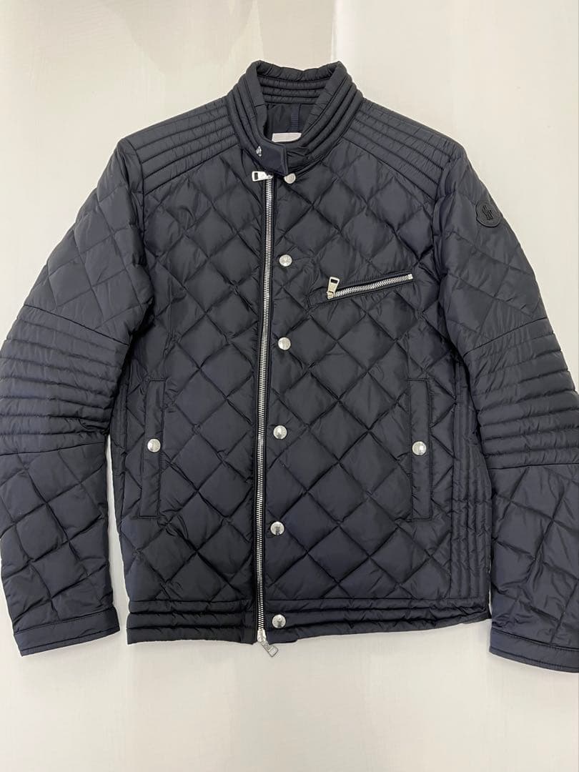 MONCLERモンクレール　FRED ブラック　サイズ1 美品 モンクレール MONCLER FRED ライダース ブラック0 超美品 正規品