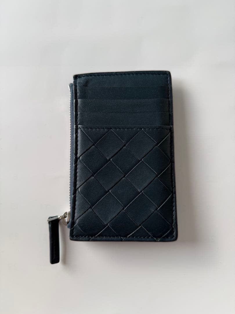 bottegavenetaケース Men's Zipped Card Case in Black | Bottega Veneta US