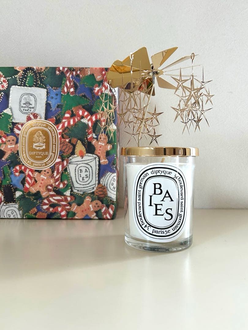 diptyque ディプティック　カルーセル　キャンドル　2024 Diptyque - Baies Carousel Candle Set (Berries & Bulgarian Roses